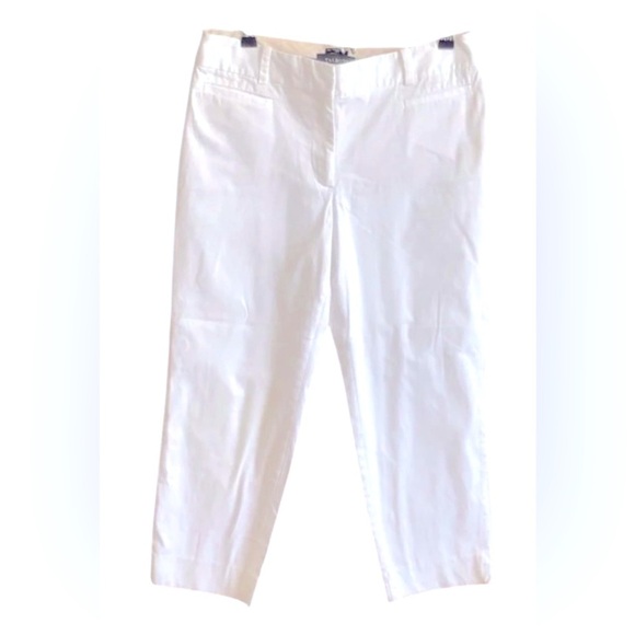 Talbots Women's White Ankle Jeans - Picture 6 of 7